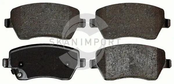 Brake Pad Set, disc brake (BVO 6814)