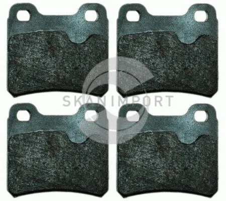 Brake Pad Set, disc brake (BH 7072)