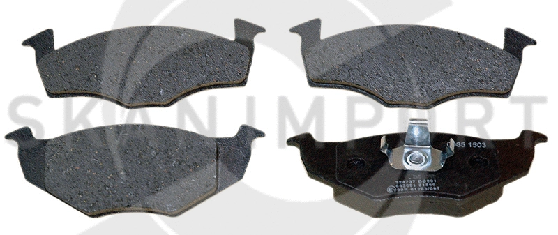 Brake Pad Set, disc brake (BVV 1006)