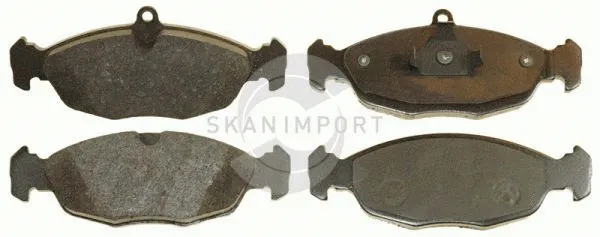 Brake Pad Set, disc brake (BVO 2639)