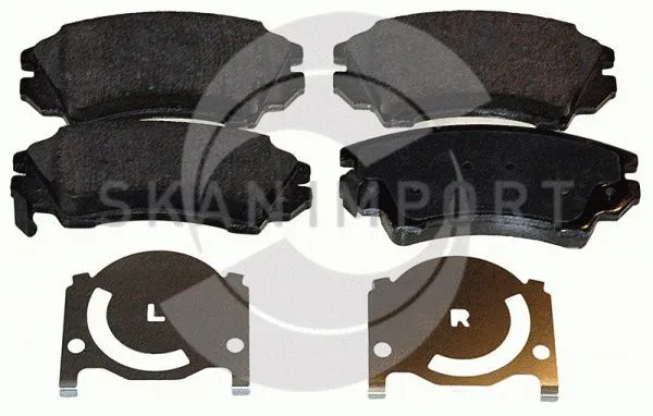 Brake Pad Set, disc brake (BVO 7751)