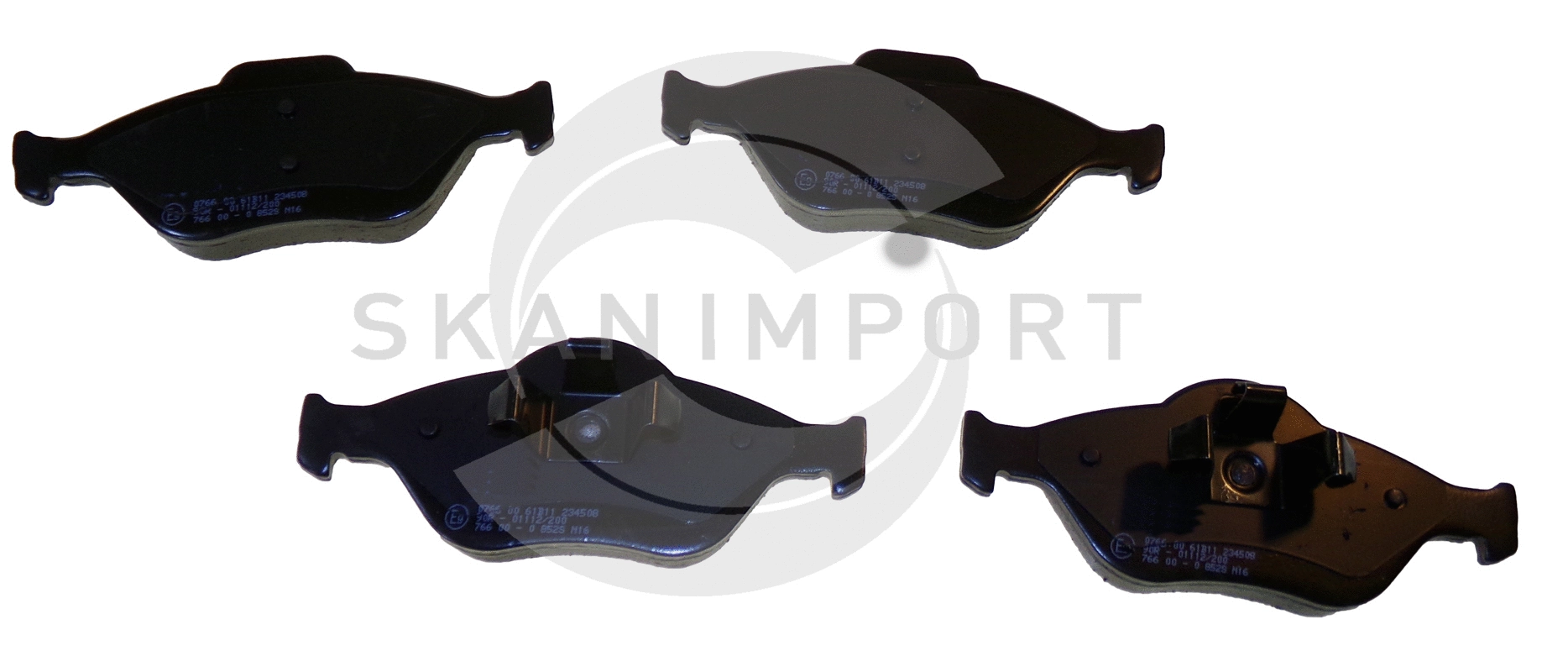 Brake Pad Set, disc brake (BVF 1000)