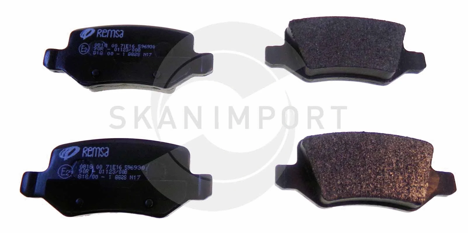 Brake Pad Set, disc brake (BHD 1001)