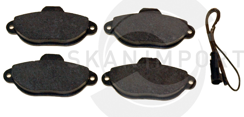 Brake Pad Set, disc brake (BVP 1001)