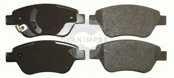 Brake Pad Set, disc brake (BVO 1697)