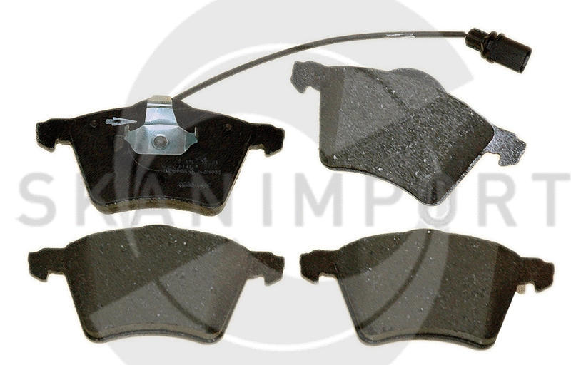 Brake Pad Set, disc brake (BVV 1007)