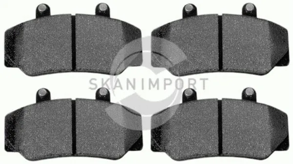 Brake Pad Set, disc brake (BV 1181)