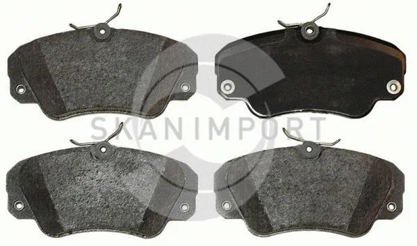 Brake Pad Set, disc brake (BVO 5077)