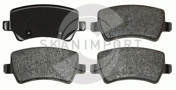 Brake Pad Set, disc brake (BB 4554)