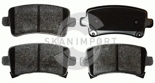 Brake Pad Set, disc brake (BHO 8368)