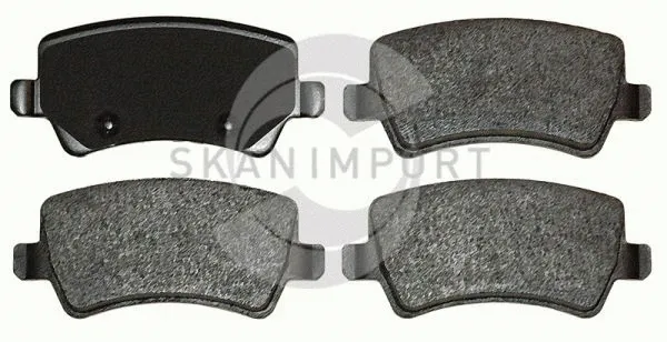 Brake Pad Set, disc brake (BH 4554)