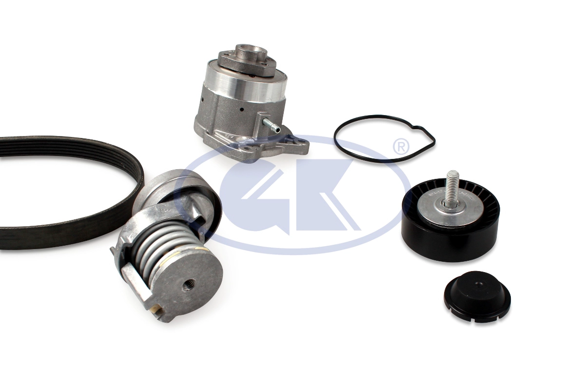 Water Pump + V-Ribbed Belt Kit (K980294B)