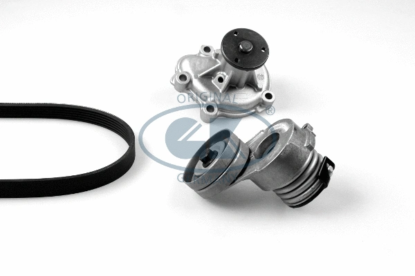Water Pump + V-Ribbed Belt Kit (K980753C)