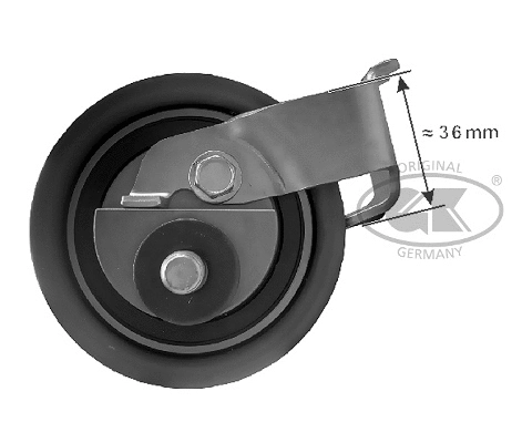 Tensioner Pulley, timing belt (641084)