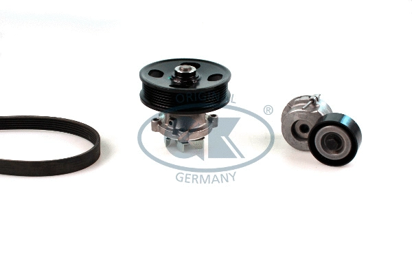 Water Pump + V-Ribbed Belt Kit (K980804B)