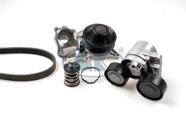 Water Pump + V-Ribbed Belt Kit (K980828B-TH)