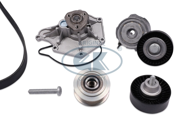 Water Pump + V-Ribbed Belt Kit (K980272A)