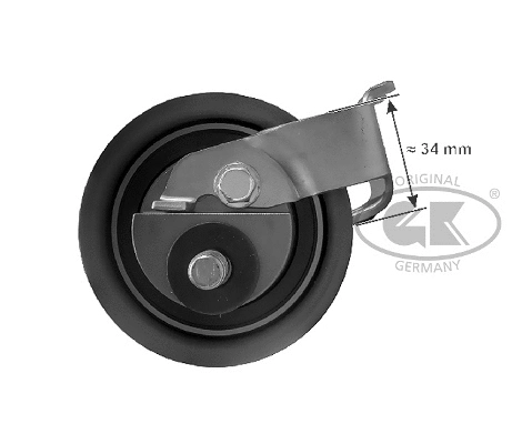Tensioner Pulley, timing belt (641753)