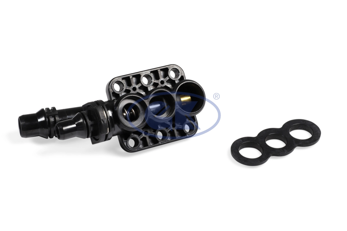 Thermostat, oil cooling