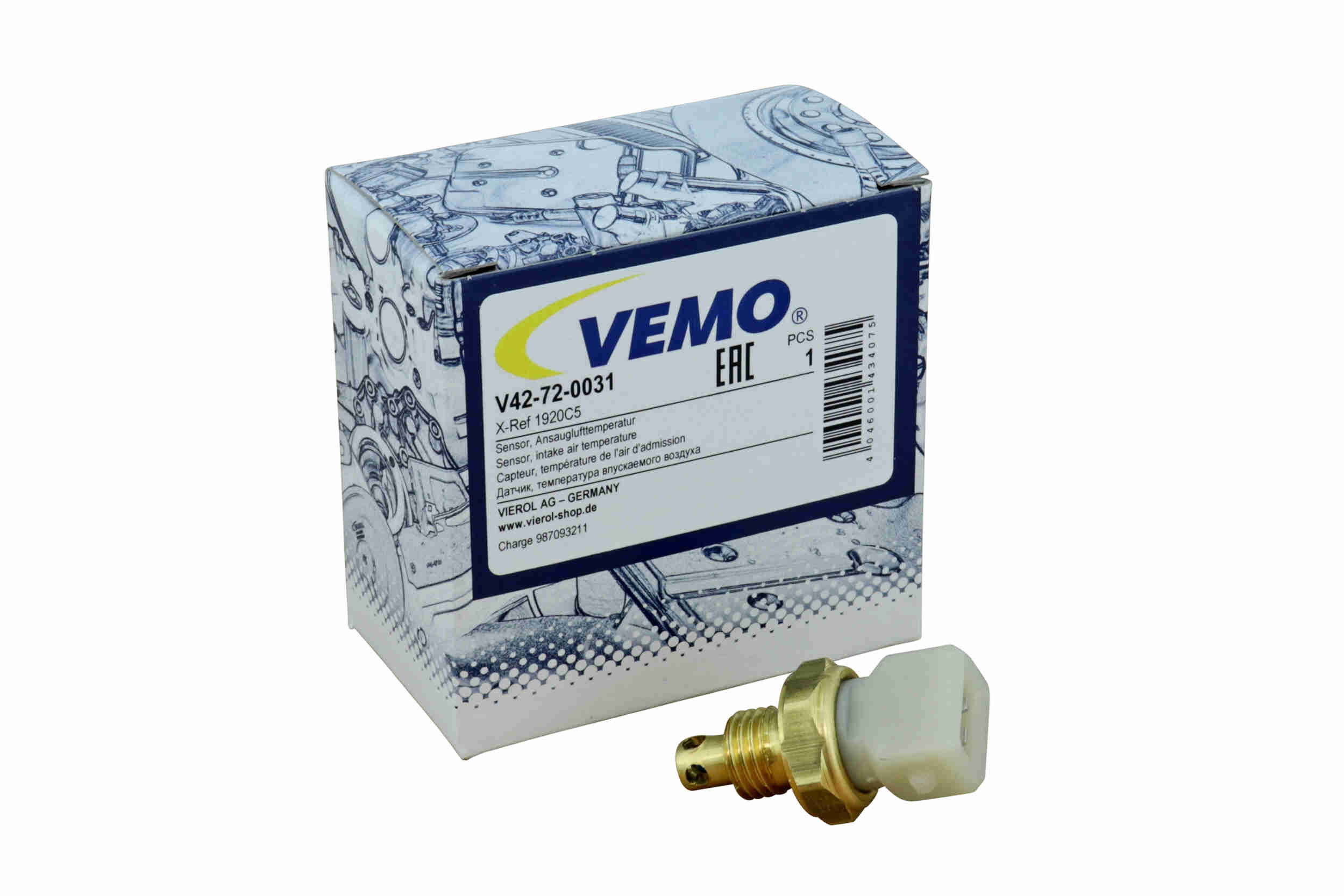 Sensor, intake air temperature