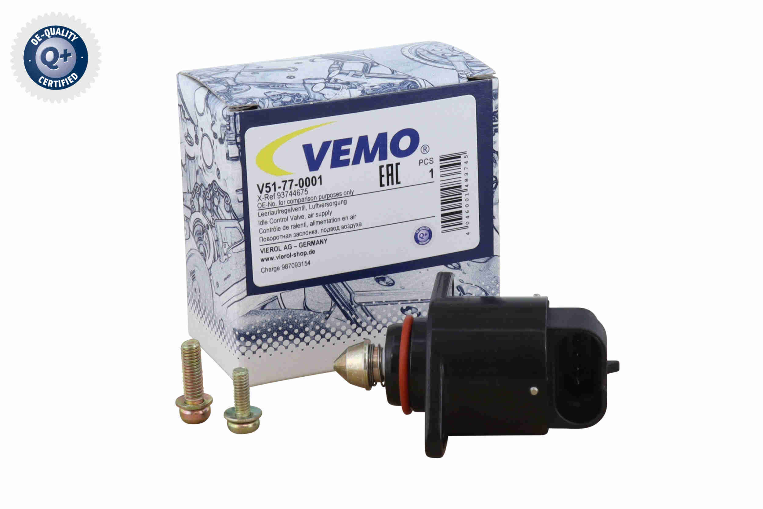 Idle Control Valve, air supply