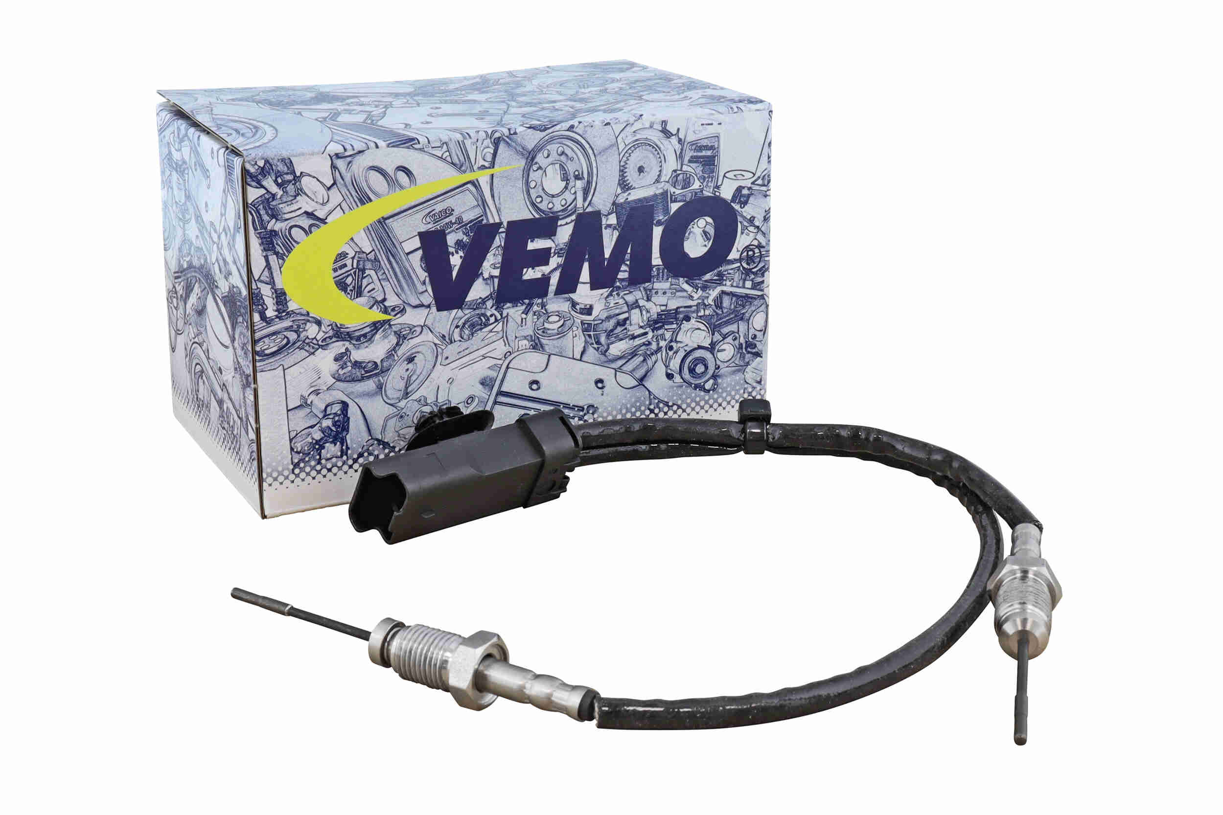 Sensor, exhaust gas temperature
