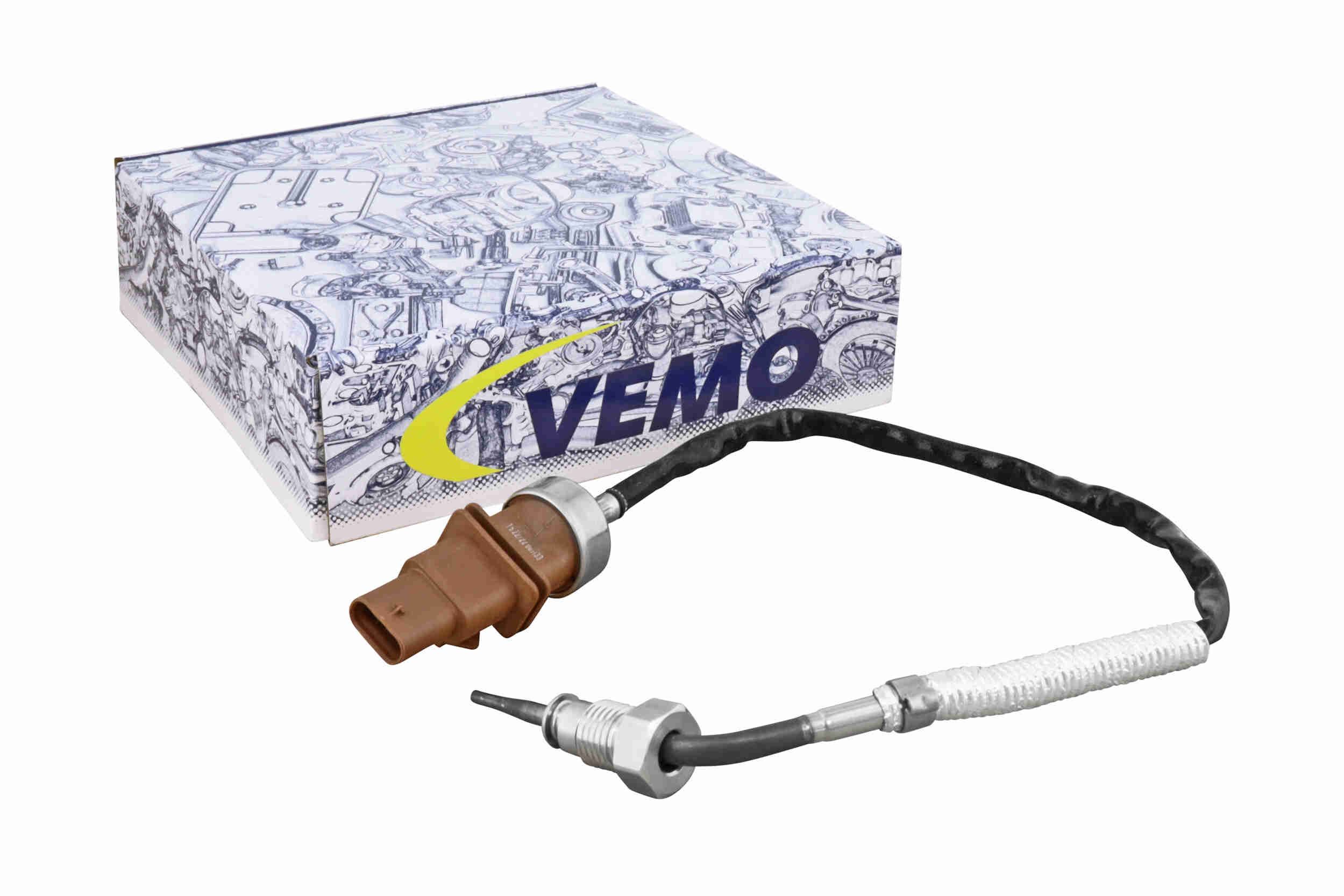 Sensor, exhaust gas temperature