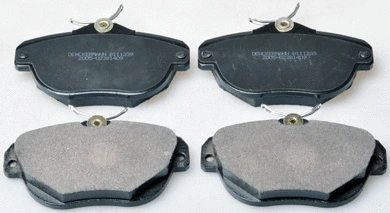 Brake Pad Set, disc brake (B111239)
