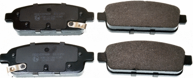 Brake Pad Set, disc brake (B111153)