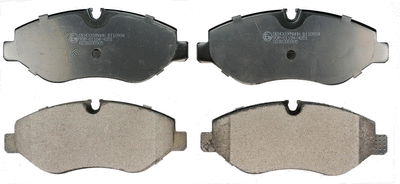 Brake Pad Set, disc brake (B110934)