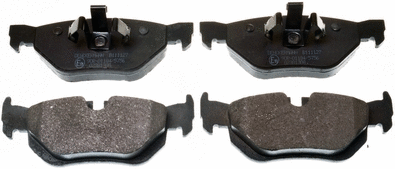 Brake Pad Set, disc brake (B111127)