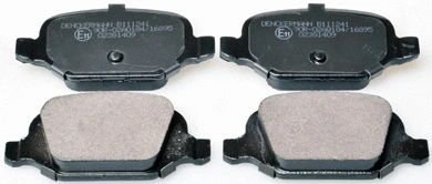 Brake Pad Set, disc brake (B111241)