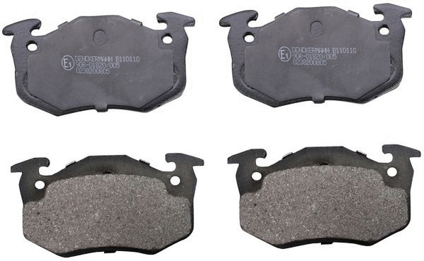 Brake Pad Set, disc brake (B110110)