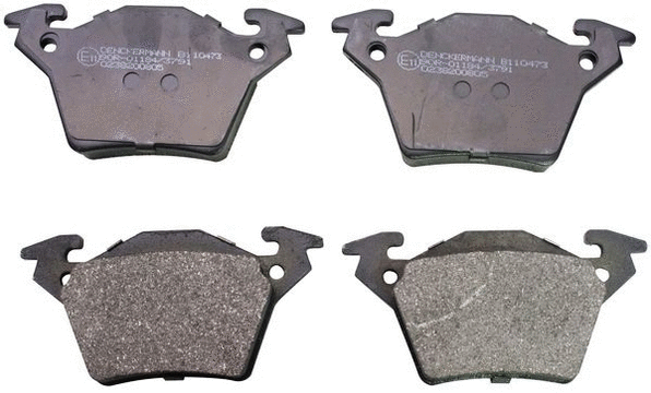 Brake Pad Set, disc brake (B110473)