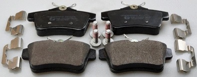 Brake Pad Set, disc brake (B111276)