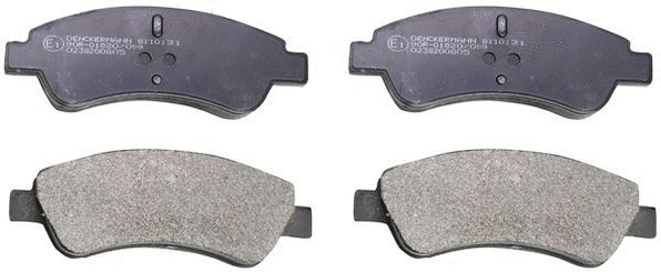 Brake Pad Set, disc brake (B110131)