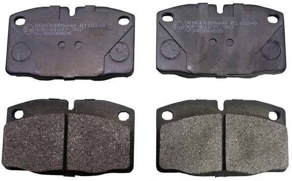 Brake Pad Set, disc brake (B110249)