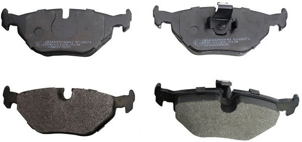 Brake Pad Set, disc brake (B110071)