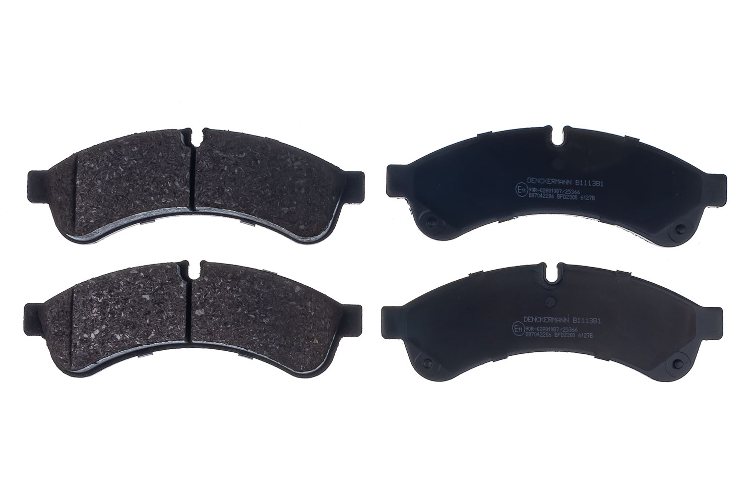 Brake Pad Set, disc brake (B111381)