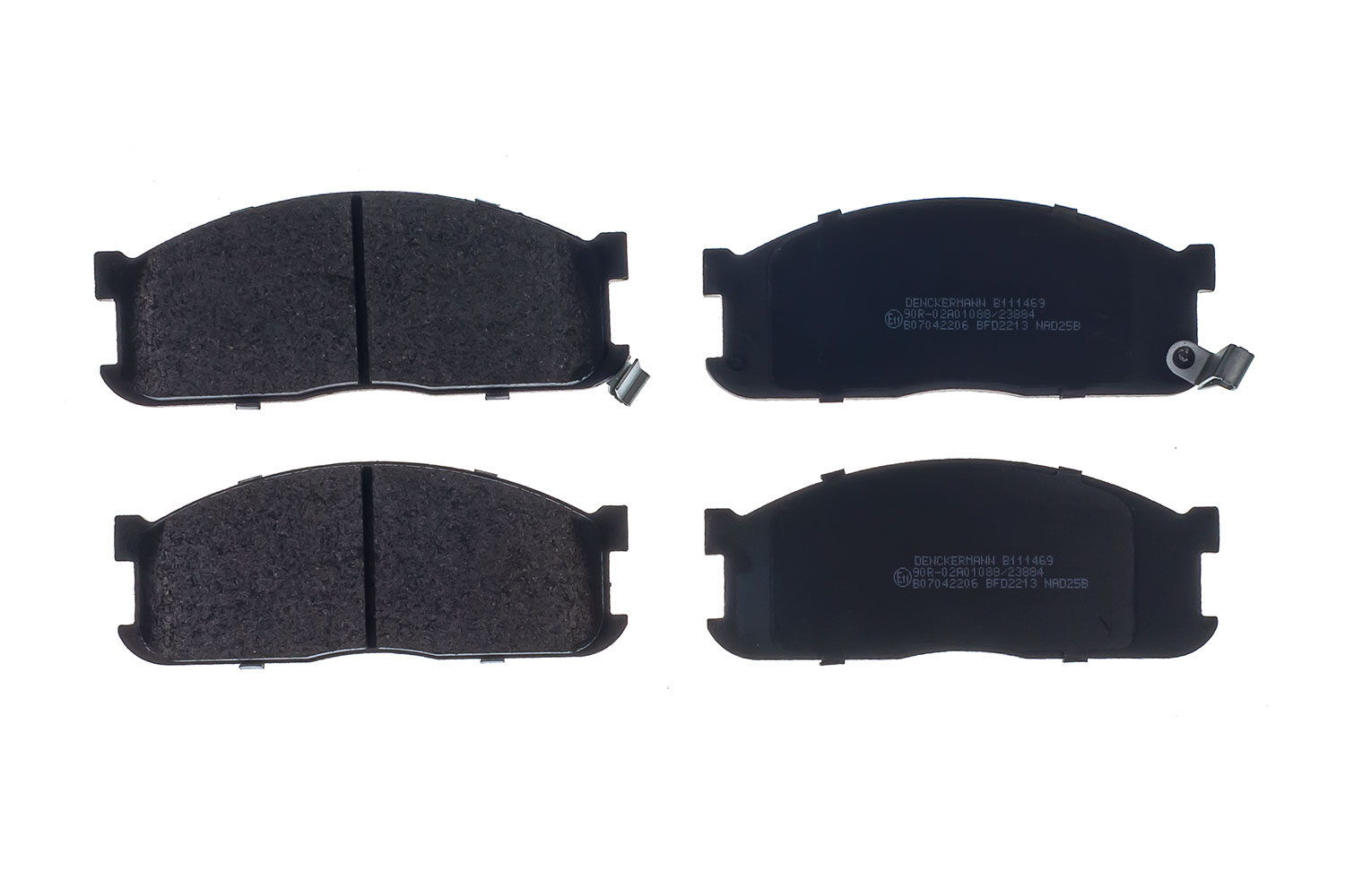 Brake Pad Set, disc brake (B111469)