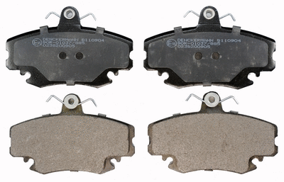 Brake Pad Set, disc brake (B110904)