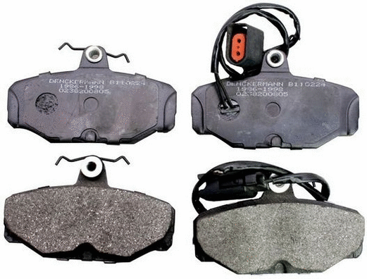Brake Pad Set, disc brake (B110224)