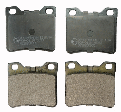 Brake Pad Set, disc brake (B110914)