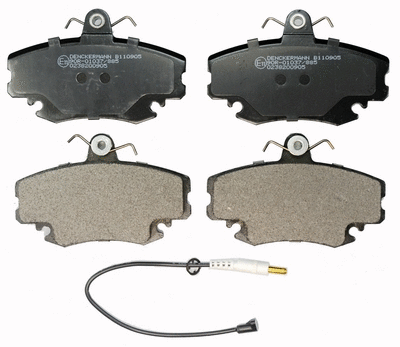 Brake Pad Set, disc brake (B110905)