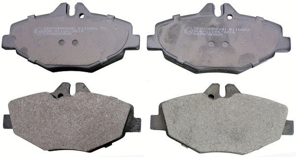 Brake Pad Set, disc brake (B110452)