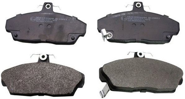 Brake Pad Set, disc brake (B110661)