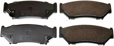 Brake Pad Set, disc brake (B111193)