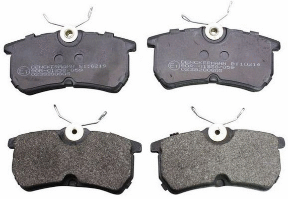 Brake Pad Set, disc brake (B110219)