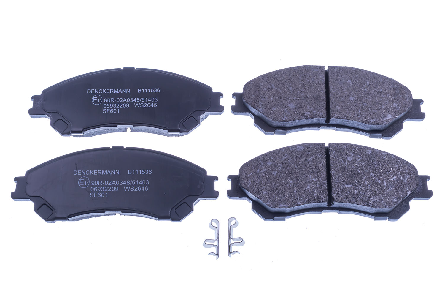 Brake Pad Set, disc brake (B111536)