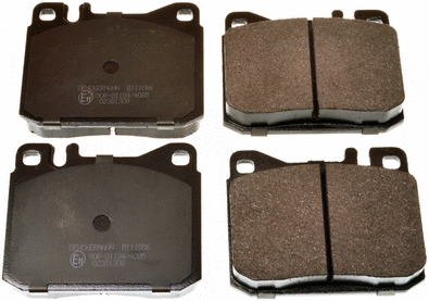 Brake Pad Set, disc brake (B111086)